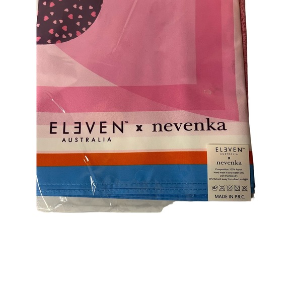 Eleven Australia x Nevenka Hair Head Scarf Mixed Media Print‎ Pastel Floral New - Picture 2 of 4